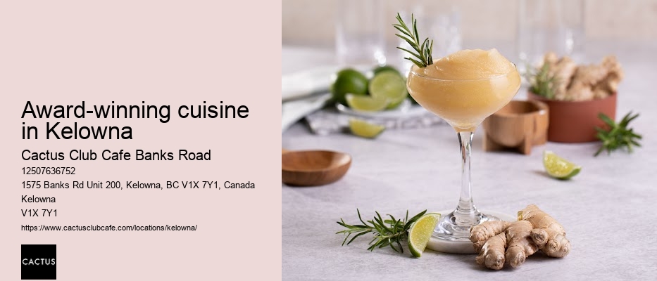 Delicious dining Kelowna