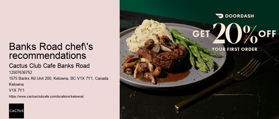 Cactus Club Cafe Banks Road food photography