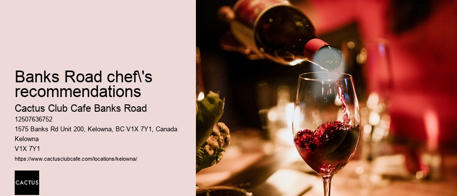 Banks Road exclusive dining events