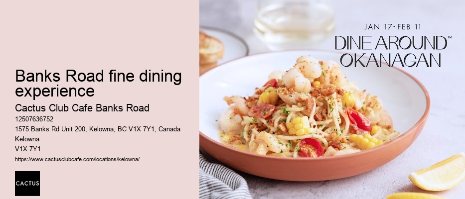 Kelowna restaurant with globally inspired dishes