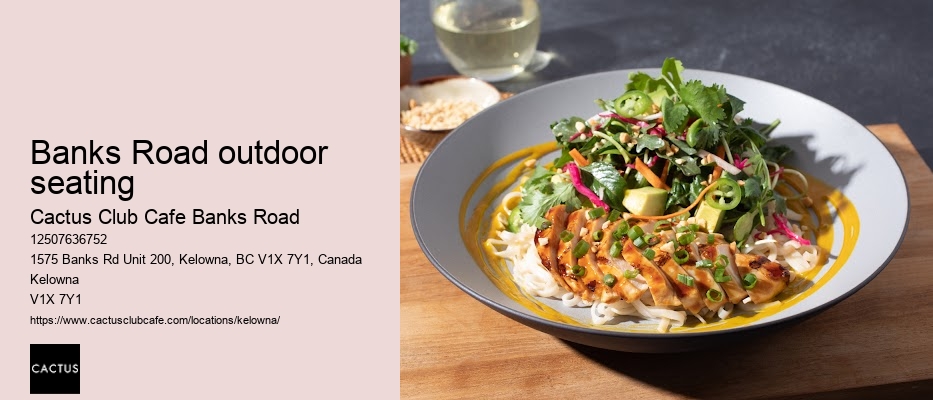 Kelowna restaurant with upscale atmosphere