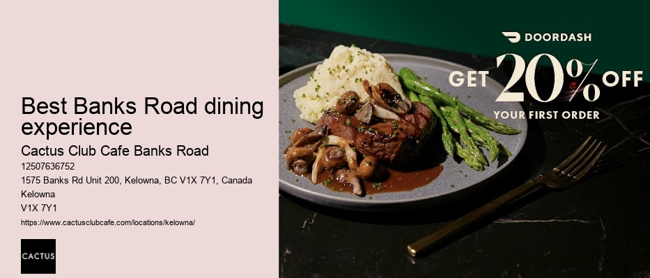 Kelowna restaurant with seasonal menu