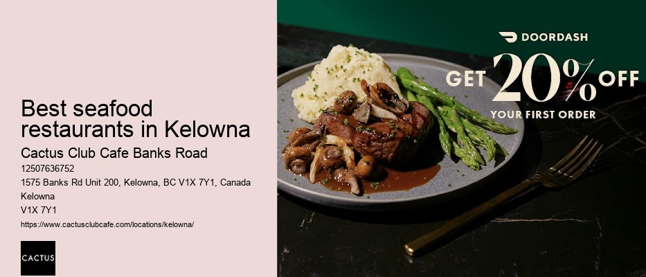 Kelowna restaurant with farm-to-table concept