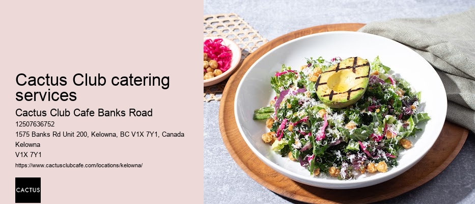 Cactus Club Cafe happy hour menu