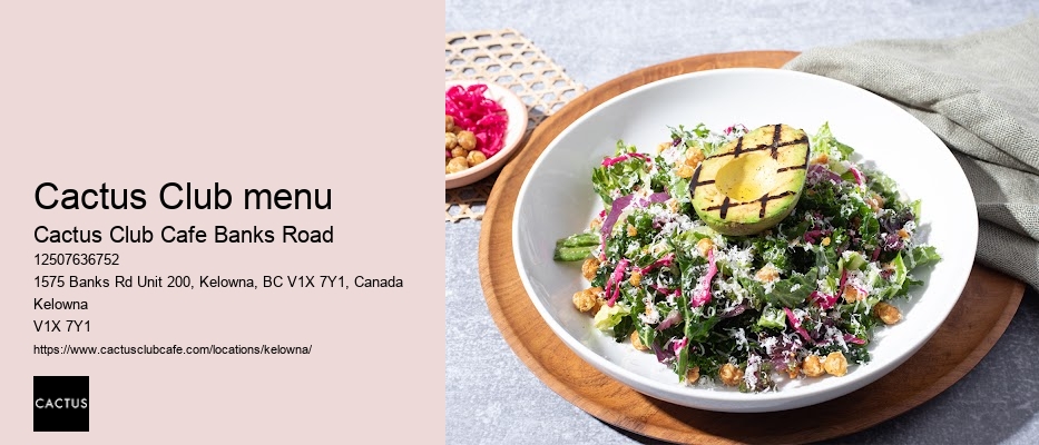 Upscale fine dining in Kelowna