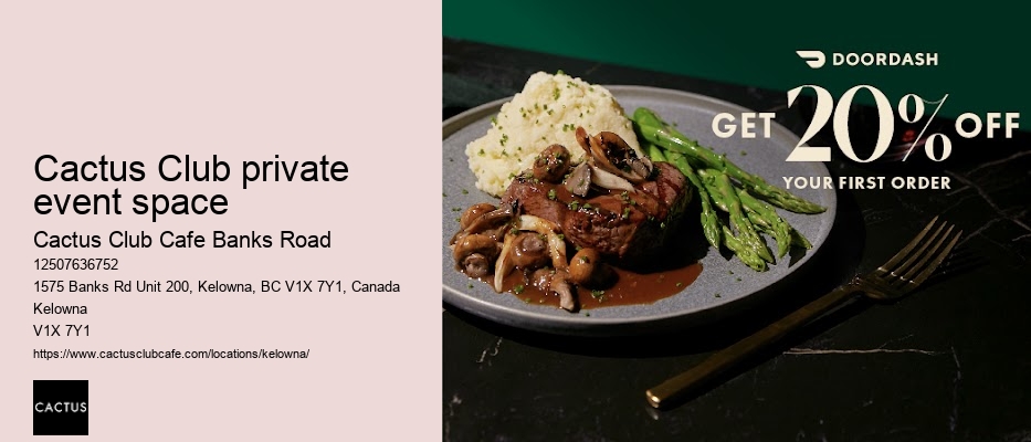 Cactus Club Cafe Banks Road gift cards