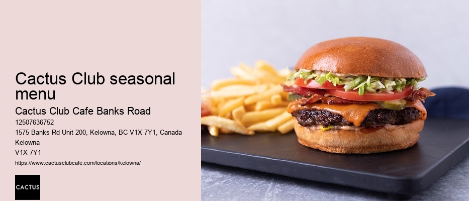 Banks Road locally inspired cuisine