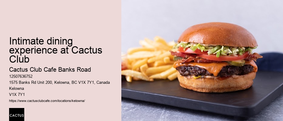 Cactus Club Cafe Banks Road reservation modification options