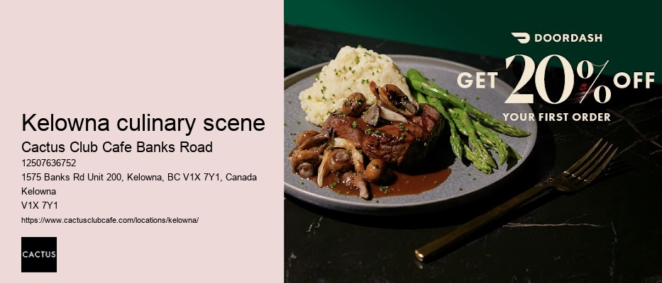 Kelowna restaurant with gluten-free options