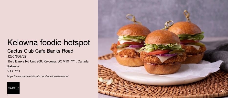 Popular restaurant in Kelowna