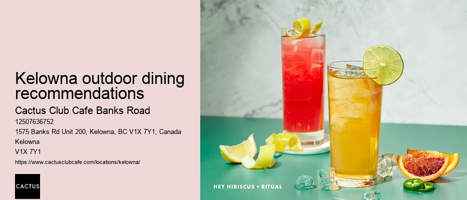 Casual dining Kelowna