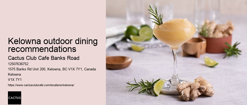 Kelowna restaurant guide