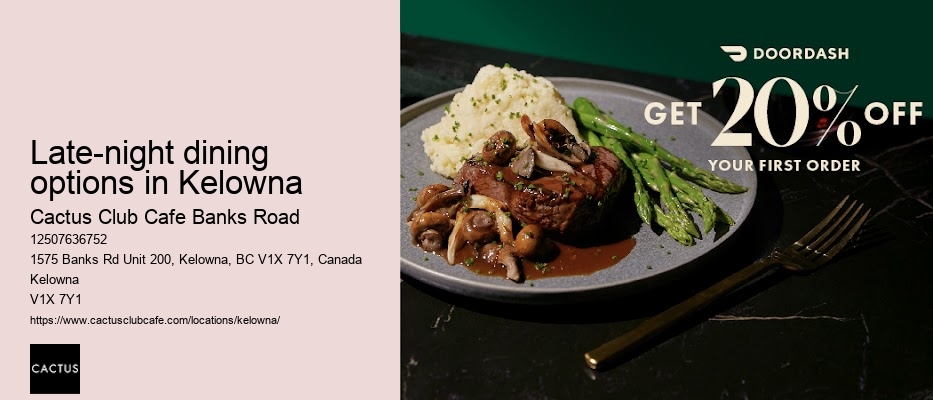 Kelowna restaurant reviews