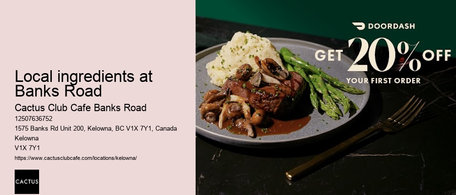 Cactus Club Cafe Banks Road parking