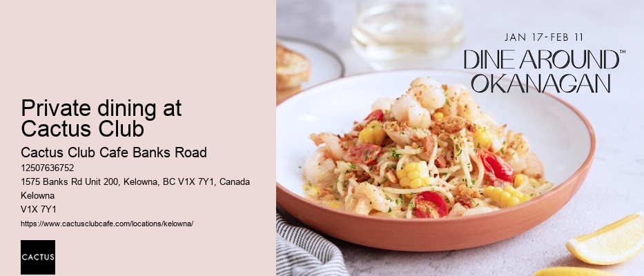 Banks Road chef's recommendations