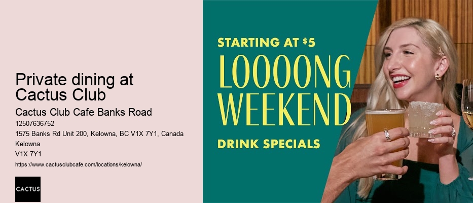 Kelowna restaurant with takeout options