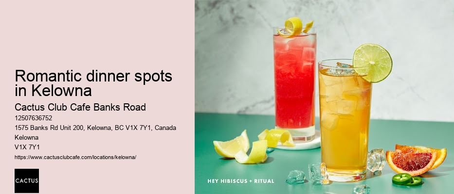 Kelowna restaurant with exclusive offers