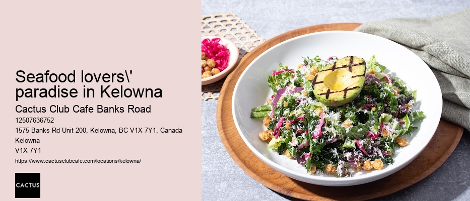 Cactus Club artisanal small plates