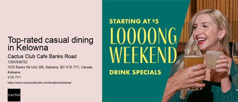 Kelowna restaurant with authentic flavors
