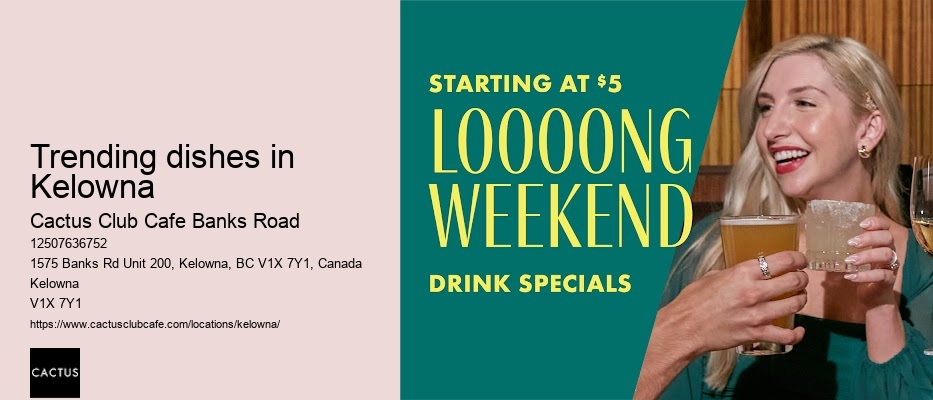 Kelowna restaurant with authentic flavors