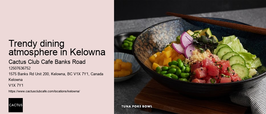 Trendy Kelowna foodie destination