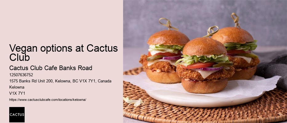 Cactus Club Cafe Banks Road reservation confirmation
