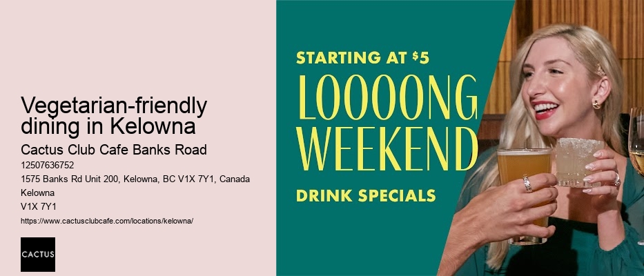Cactus Club happy hour menu