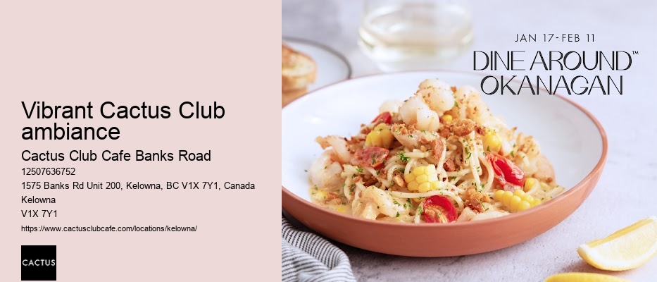 Banks Road culinary creations